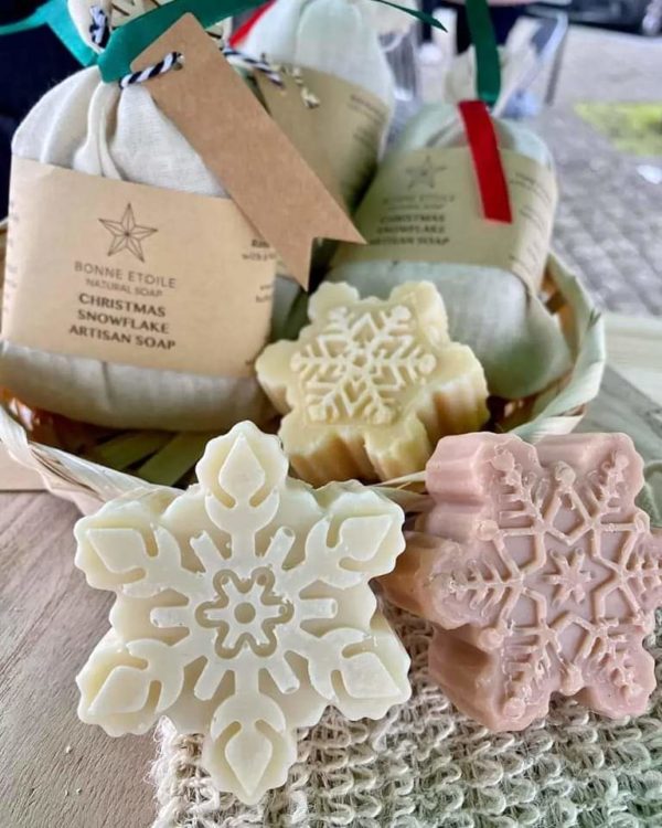 Winter Snowflake Artisan Soap - Gift Set