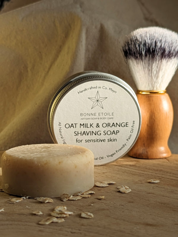 Oat Milk & Orange Shaving Soap