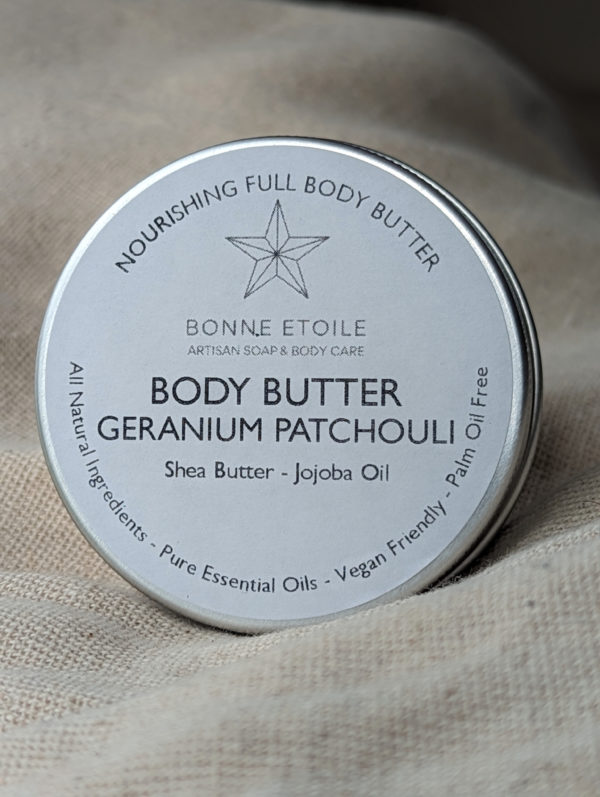 Geranium Patchouli Body Butter (back in stock soon)