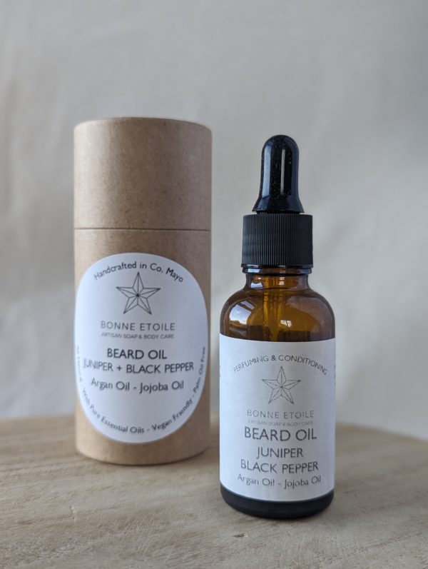 Juniper + Black Pepper Beard Oil