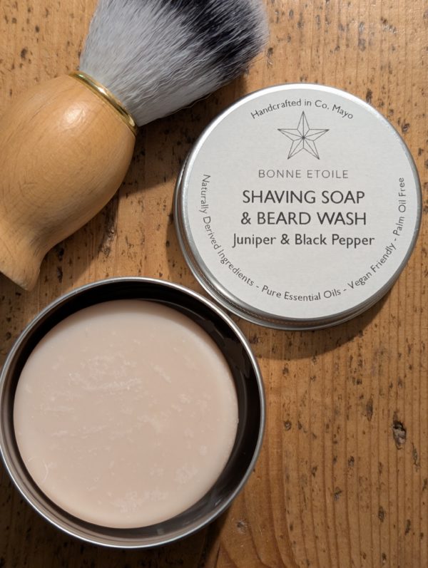 Juniper + Black Pepper - Shaving Soap & Beard Wash