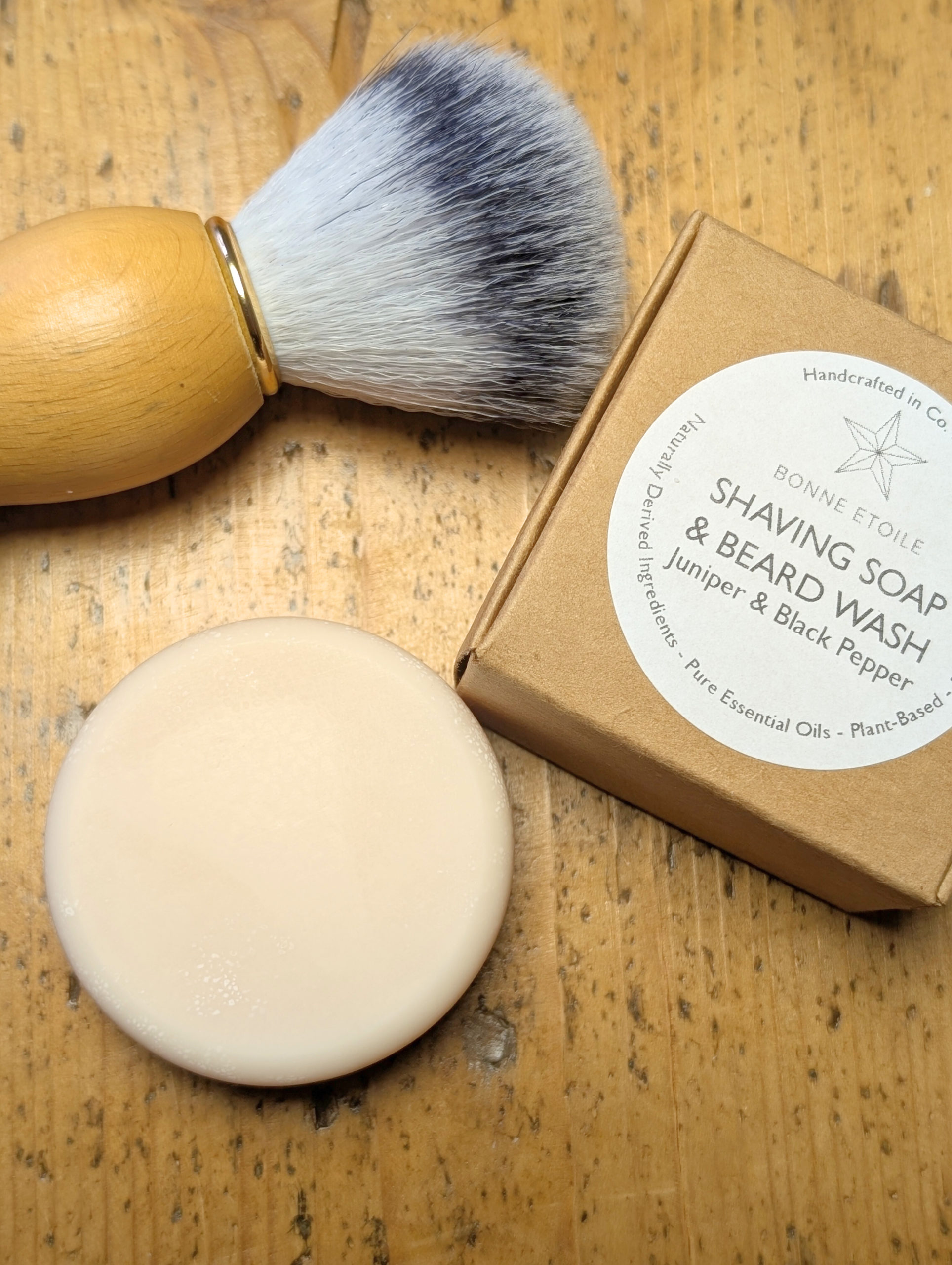 Juniper + Black Pepper - Shaving Soap & Beard Wash
